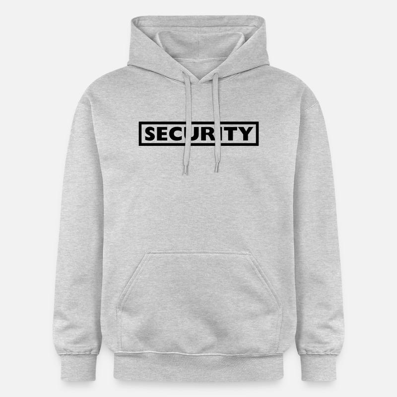 Security Design - Sweat à capuche Softstyle® Gildan Unisexe - gris clair chiné