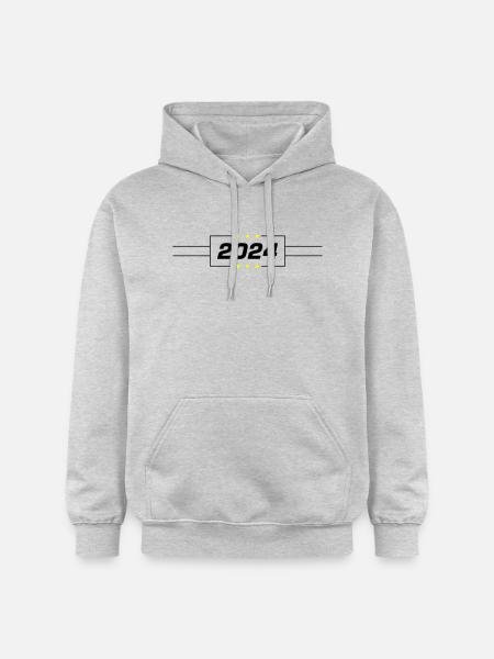 2024 year - Gildan Unisex Softstyle® Midweight Hoodie - light heather grey