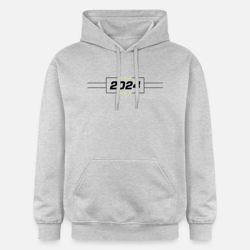 Année 2024 - Sweat à capuche Softstyle® Gildan Unisexe - gris clair chiné