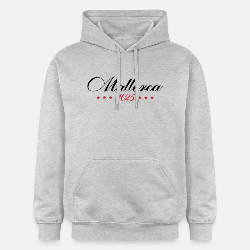 Majorque 2025 - Sweat à capuche Softstyle® Gildan Unisexe - gris clair chiné
