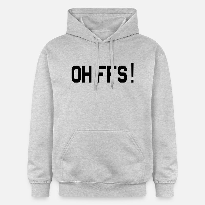 oh ffs - Sweat à capuche Softstyle® Gildan Unisexe - gris clair chiné
