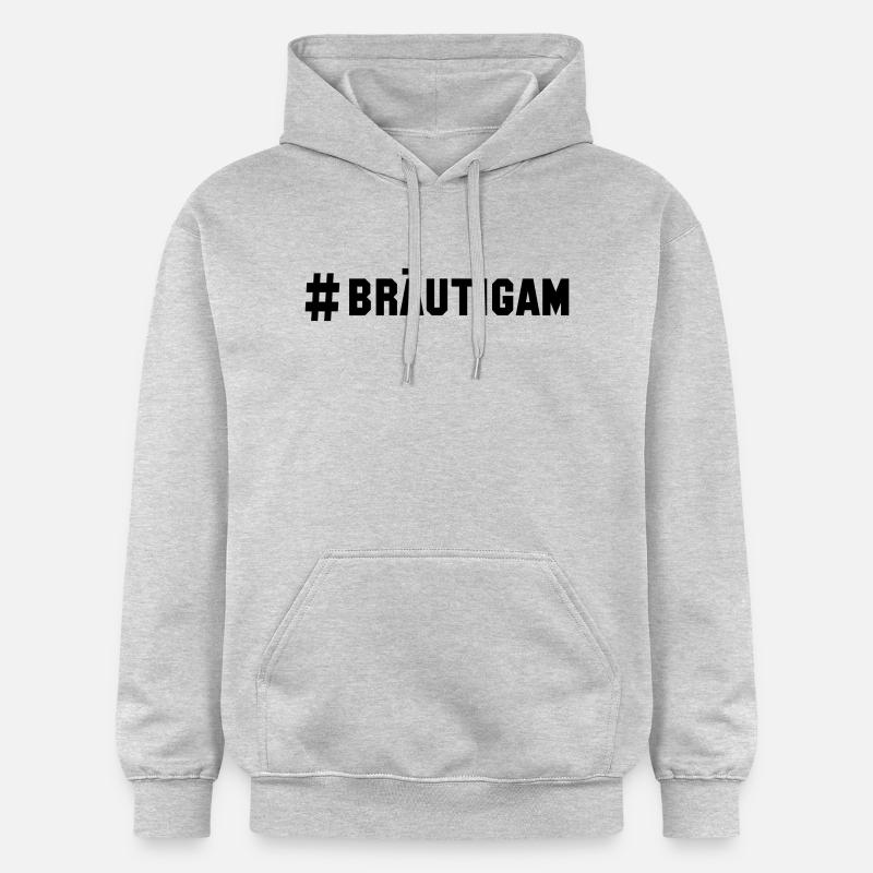 # bräutigam - Gildan Unisex Softstyle® Midweight Hoodie - Hellgrau meliert