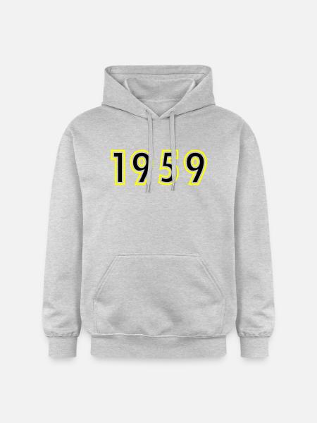 1959 Year Birthday - Gildan Unisex Softstyle® Midweight Hoodie - light heather grey