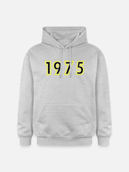 1975 Year Birthday - Gildan Unisex Softstyle® Midweight Hoodie - light heather grey