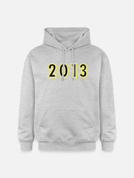 2013 Year Birthday - Gildan Unisex Softstyle® Midweight Hoodie - light heather grey