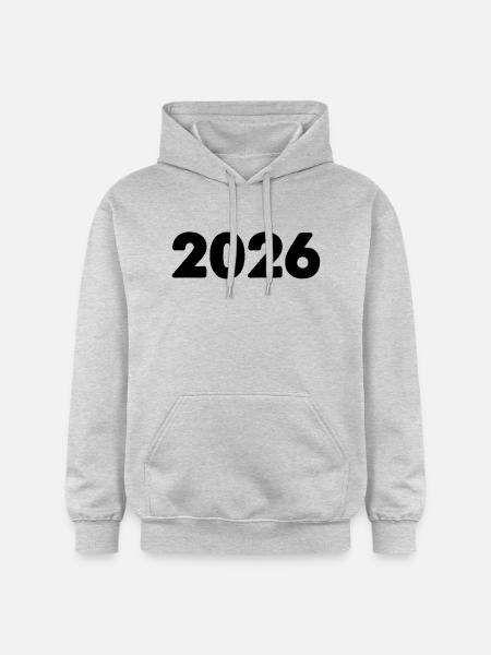2026 - Gildan Unisex Softstyle® Midweight Hoodie - Hellgrau meliert