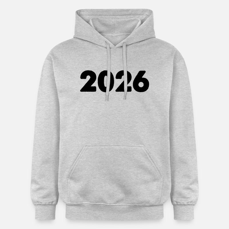 2026 - Sweat à capuche Softstyle® Gildan Unisexe - gris clair chiné