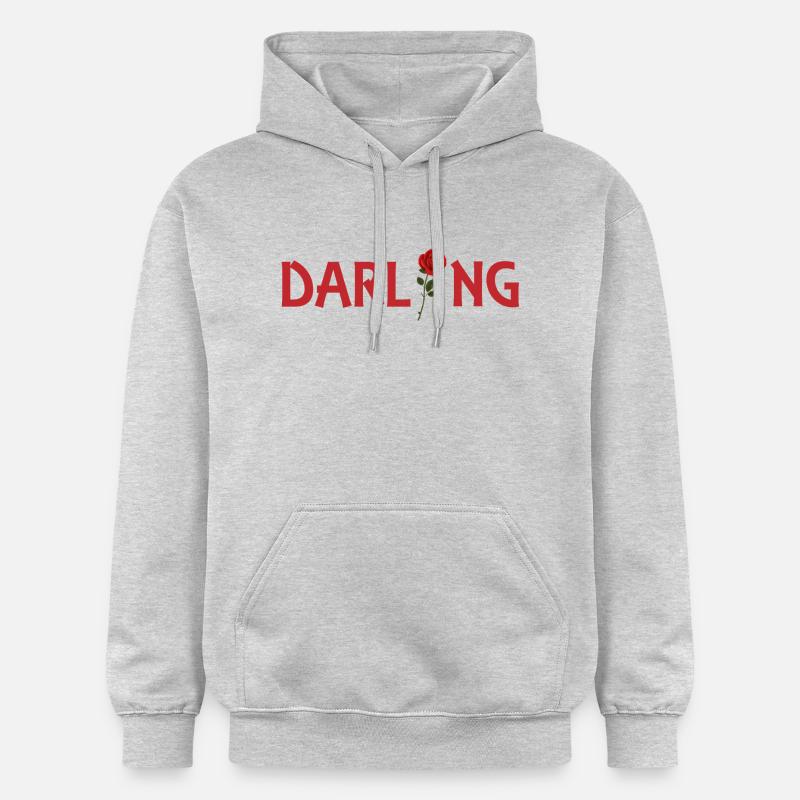 Darling - Sweat à capuche Softstyle® Gildan Unisexe - gris clair chiné
