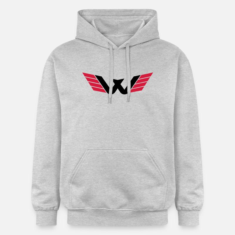 W Logo - Sweat à capuche Softstyle® Gildan Unisexe - gris clair chiné