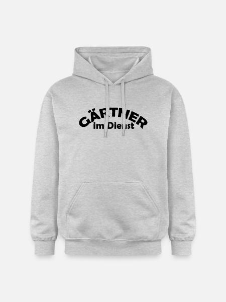 gärtner im dienst - Gildan Unisex Softstyle® Midweight Hoodie - Hellgrau meliert