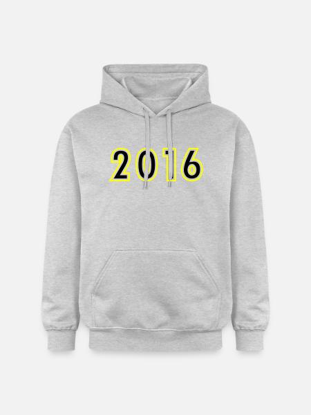2016 Year Birthday - Gildan Unisex Softstyle® Midweight Hoodie - light heather grey