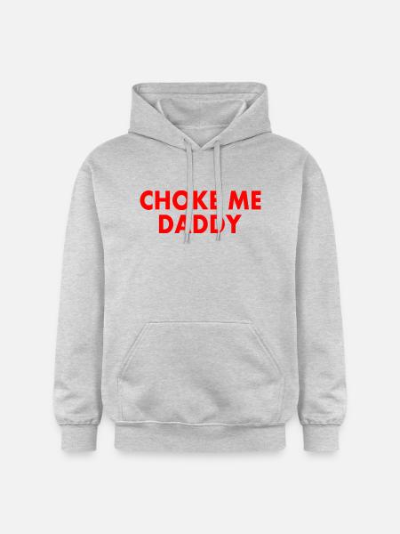 Choke me daddy - Gildan Unisex Softstyle® Midweight Hoodie - light heather grey