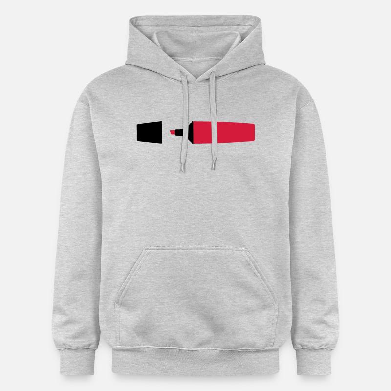Marker - Sweat à capuche Softstyle® Gildan Unisexe - gris clair chiné