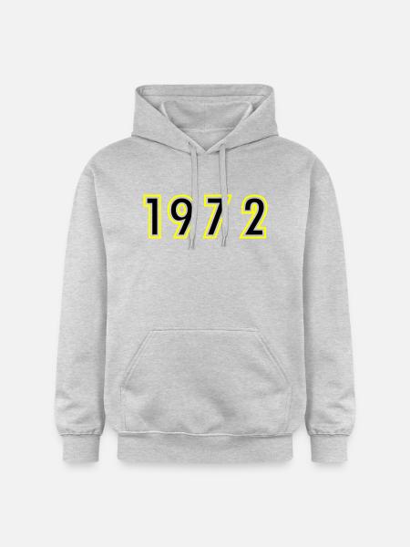 1972 Year Birthday - Gildan Unisex Softstyle® Midweight Hoodie - light heather grey