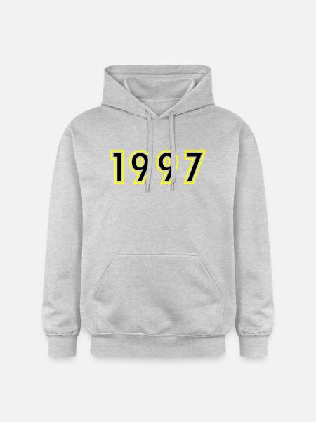 1997 Year Birthday - Gildan Unisex Softstyle® Midweight Hoodie - light heather grey
