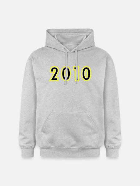 2010 Year Birthday - Gildan Unisex Softstyle® Midweight Hoodie - light heather grey