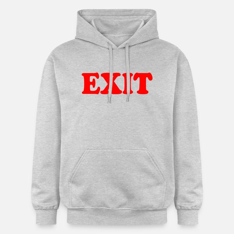 Exit - Sweat à capuche Softstyle® Gildan Unisexe - gris clair chiné