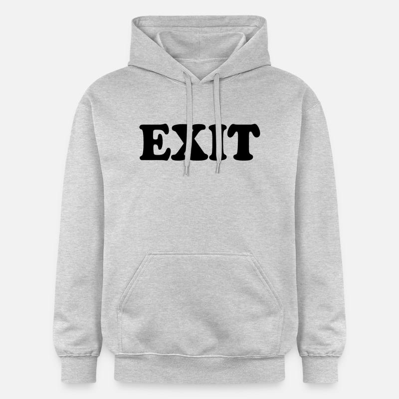 Exit - Sweat à capuche Softstyle® Gildan Unisexe - gris clair chiné