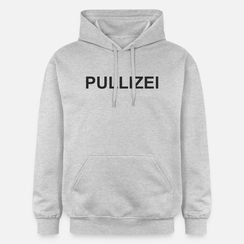 pullizei - Sweat à capuche Softstyle® Gildan Unisexe - gris clair chiné