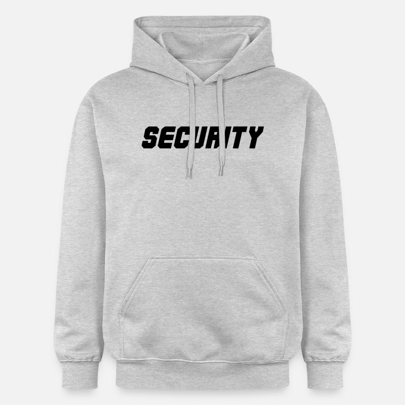 security - Sweat à capuche Softstyle® Gildan Unisexe - gris clair chiné