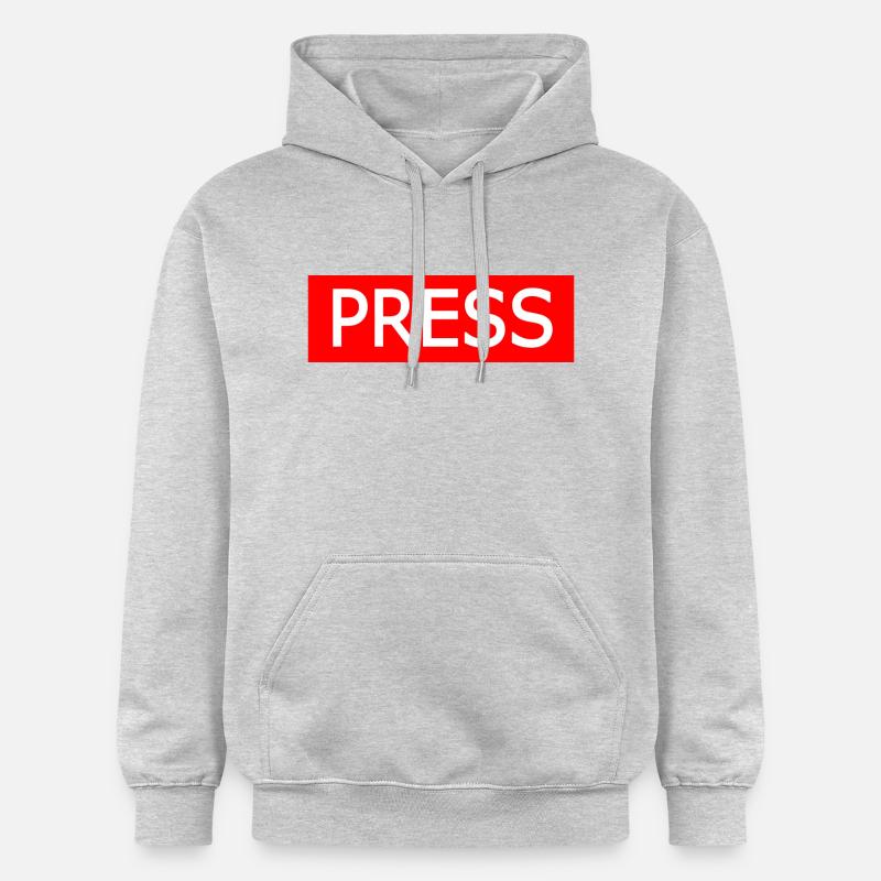 Press - Sweat à capuche Softstyle® Gildan Unisexe - gris clair chiné