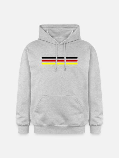 Germany Line Germany Team - Gildan Unisex Softstyle® Midweight Hoodie - light heather grey