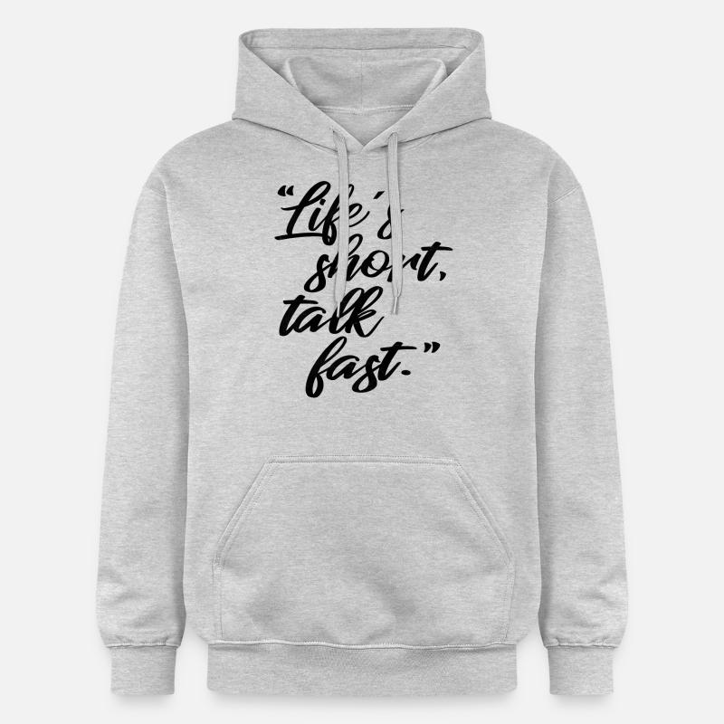 Proverbes - Sweat à capuche Softstyle® Gildan Unisexe - gris clair chiné