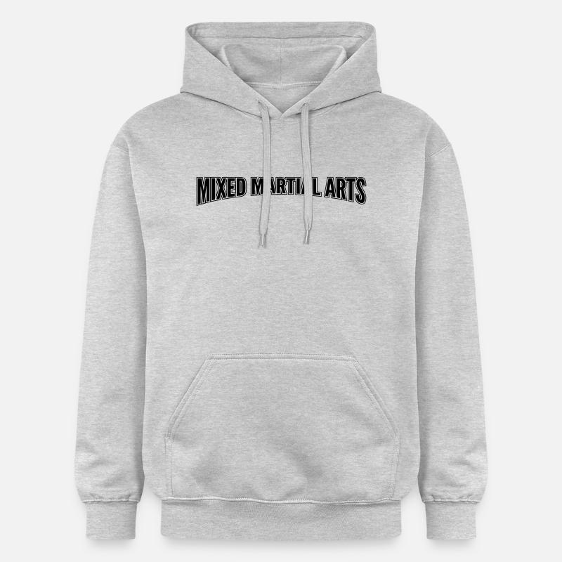 mixed martial arts - Sweat à capuche Softstyle® Gildan Unisexe - gris clair chiné