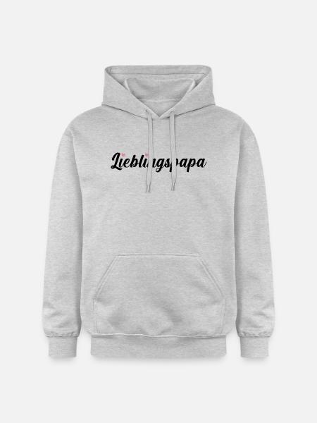 Vater Bester Papa - Gildan Unisex Softstyle® Midweight Hoodie - Hellgrau meliert
