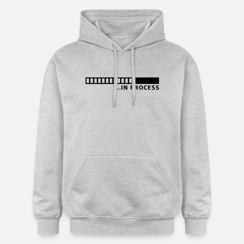 in_process__f1 - Sweat à capuche Softstyle® Gildan Unisexe - gris clair chiné