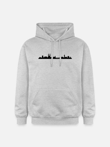Skyline Basel - Gildan Unisex Softstyle® Midweight Hoodie - Hellgrau meliert