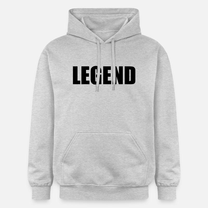 Legend - Sweat à capuche Softstyle® Gildan Unisexe - gris clair chiné