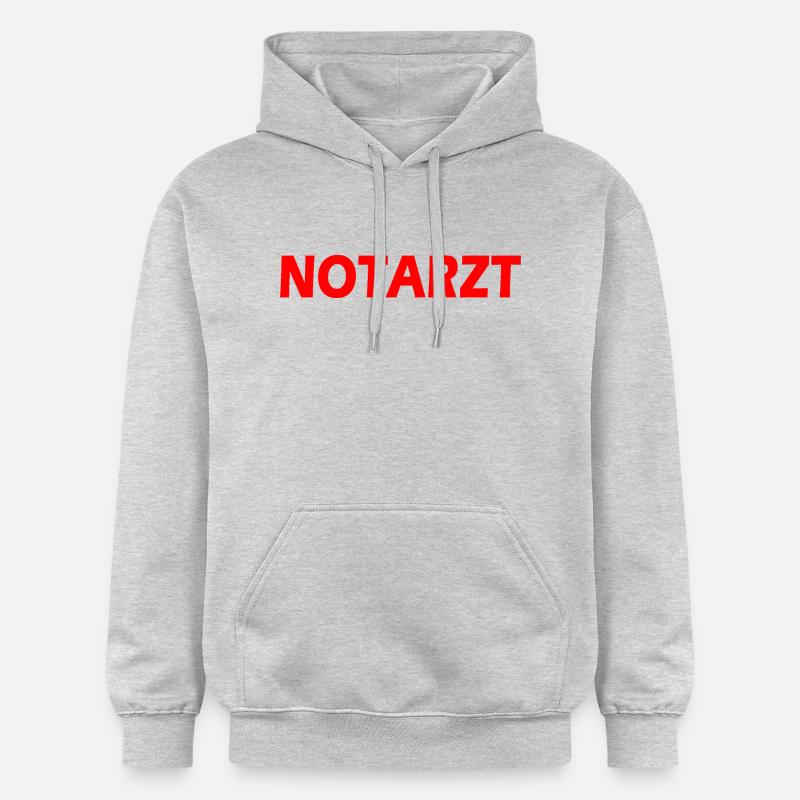 Notarzt - Sweat à capuche Softstyle® Gildan Unisexe - gris clair chiné