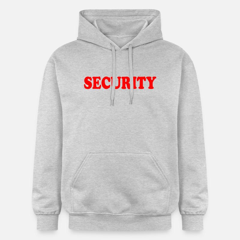 Security - Sweat à capuche Softstyle® Gildan Unisexe - gris clair chiné