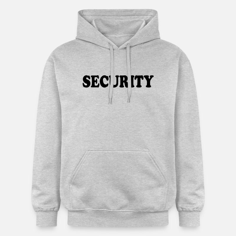 Security - Sweat à capuche Softstyle® Gildan Unisexe - gris clair chiné