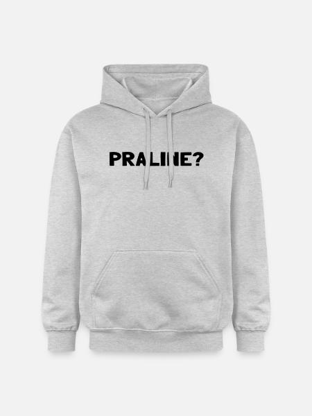 Praline? - Gildan Unisex Softstyle® Midweight Hoodie - Hellgrau meliert