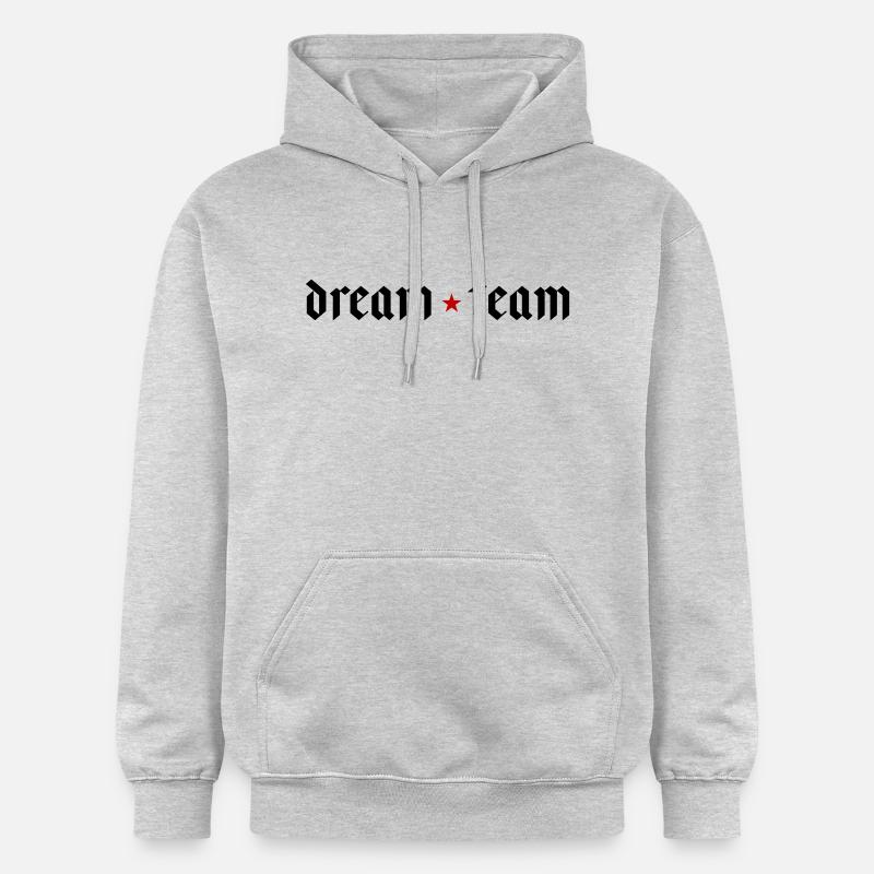 Équipe de rêve - Sweat à capuche Softstyle® Gildan Unisexe - gris clair chiné