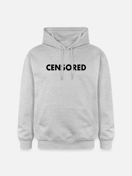 censored - Gildan Unisex Softstyle® Midweight Hoodie - light heather grey