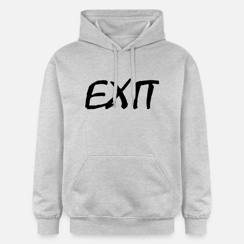Exit - Sweat à capuche Softstyle® Gildan Unisexe - gris clair chiné
