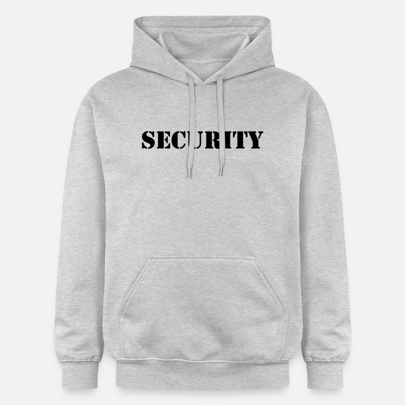 Security - Sweat à capuche Softstyle® Gildan Unisexe - gris clair chiné