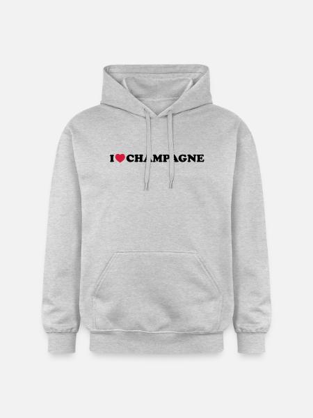 I_love_ - Gildan Unisex Softstyle® Midweight Hoodie - light heather grey