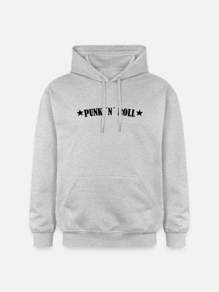 punk n roll - Gildan Unisex Softstyle® Midweight Hoodie - Hellgrau meliert