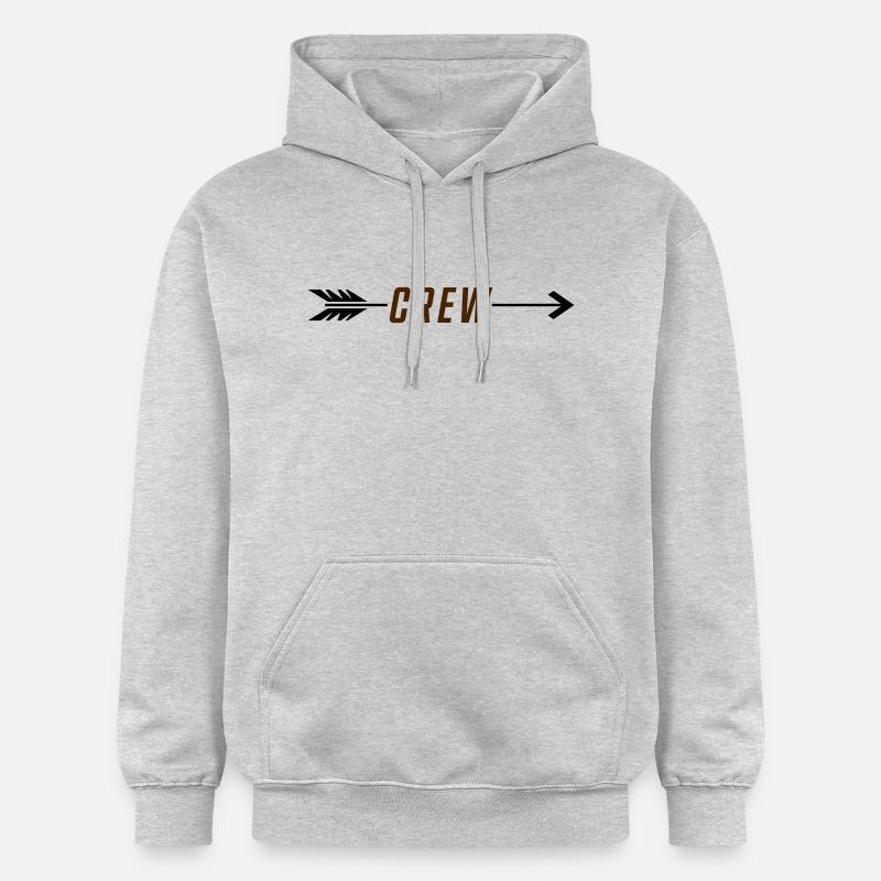 Flèche d’équipage - Sweat à capuche Softstyle® Gildan Unisexe - gris clair chiné