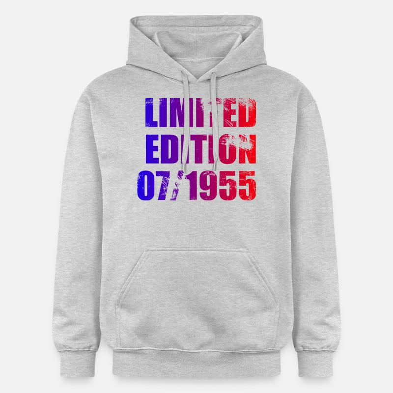70e anniversaire Edition limitée 07/1955 - Sweat à capuche Softstyle® Gildan Unisexe - gris clair chiné