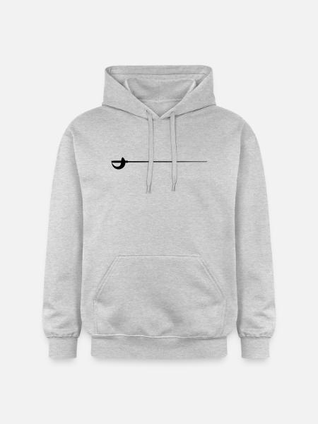 Säbel - Gildan Unisex Softstyle® Midweight Hoodie - Hellgrau meliert