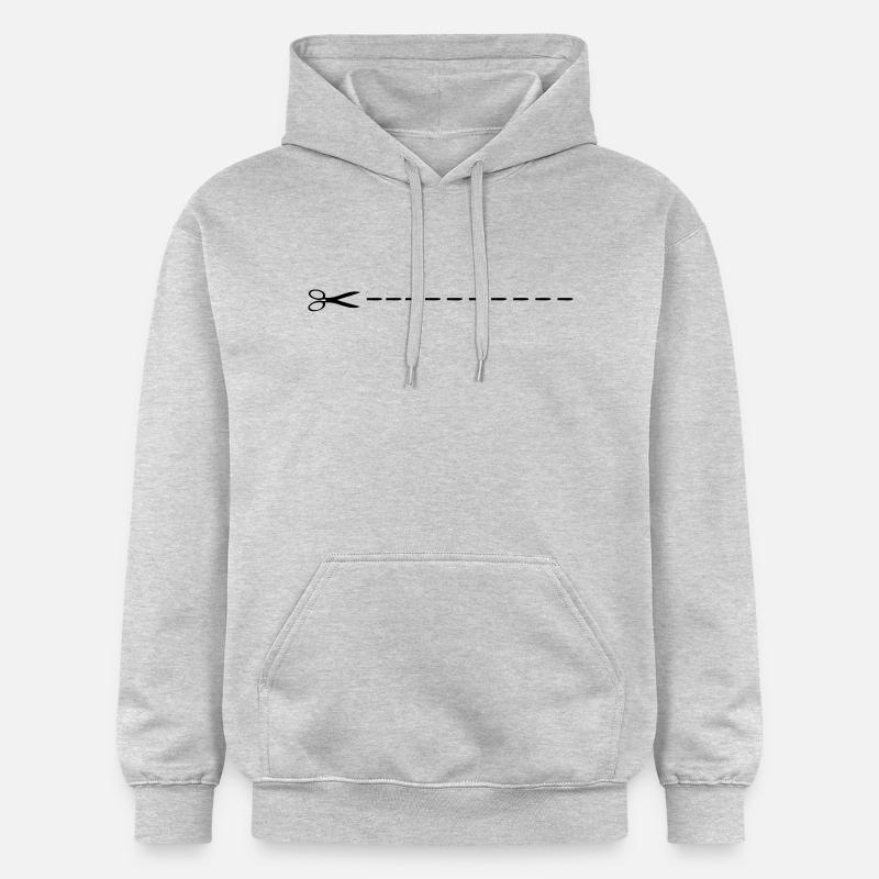 Ciseaux - Sweat à capuche Softstyle® Gildan Unisexe - gris clair chiné