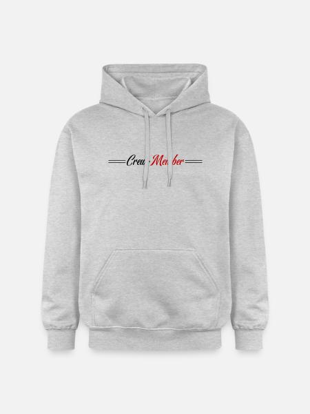 Crew Member - Gildan Unisex Softstyle® Midweight Hoodie - light heather grey