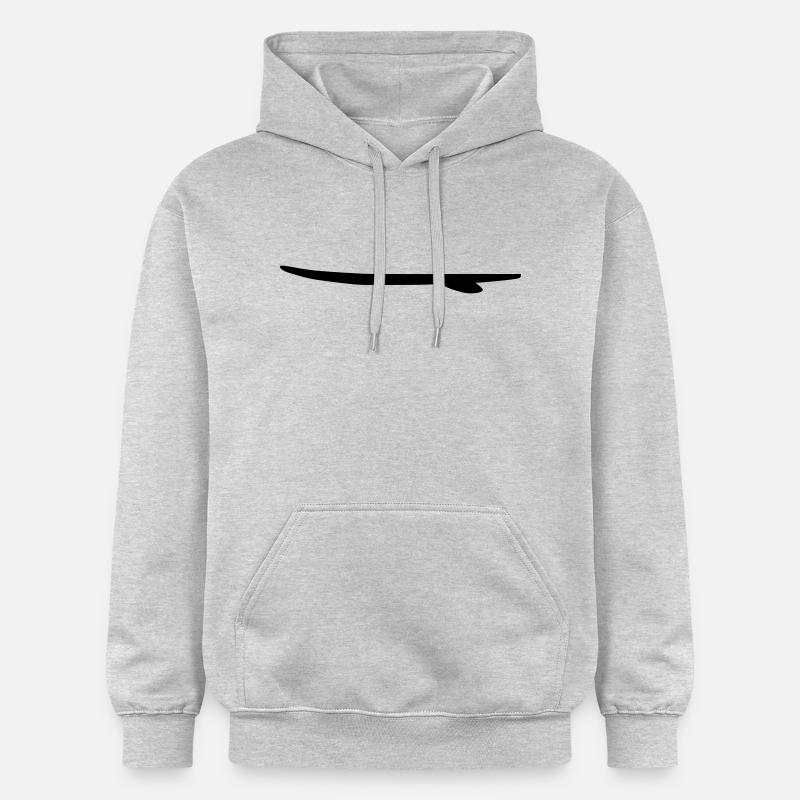 surfboard_vec_1 fr - Sweat à capuche Softstyle® Gildan Unisexe - gris clair chiné