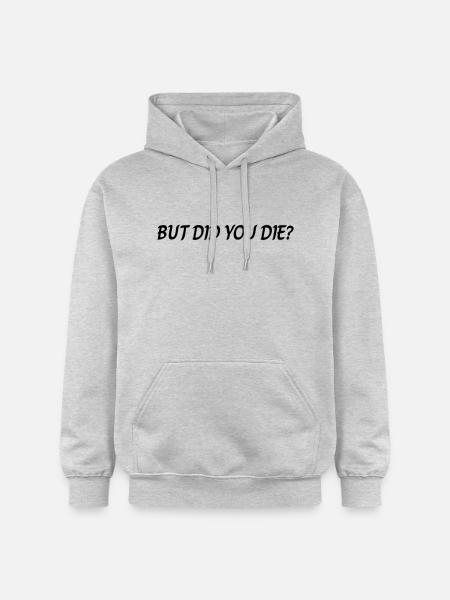 But did you die - Gildan Unisex Softstyle® Midweight Hoodie - light heather grey