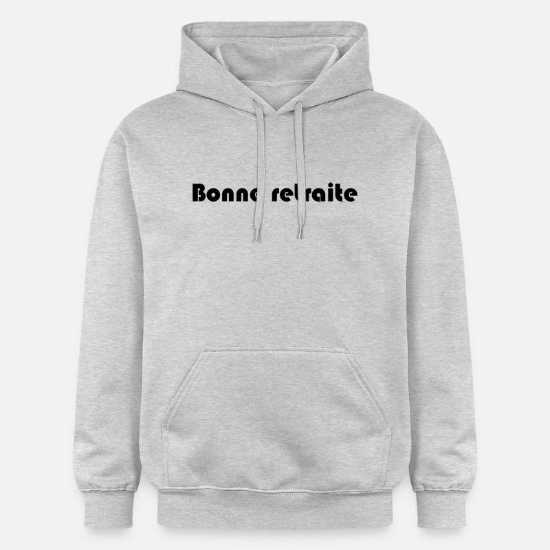 RETRAITE. RETRAITE. RETRAITEE. RETRAITE - Sweat à capuche Softstyle® Gildan Unisexe - gris clair chiné